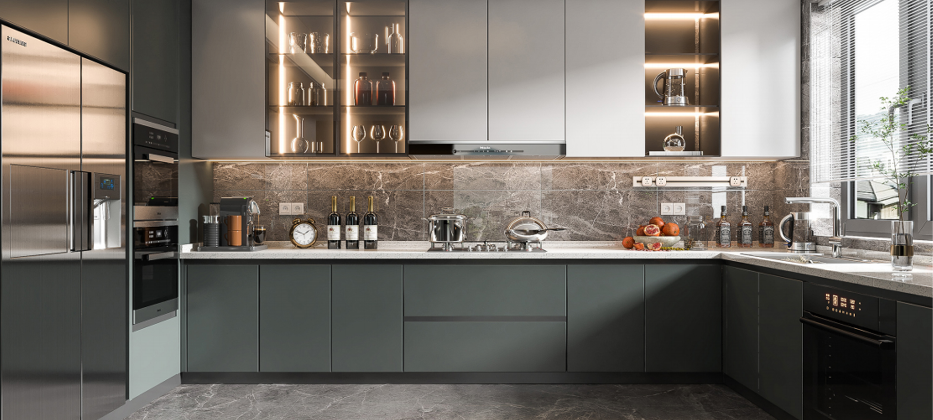 不锈钢全屋订制,不锈钢橱柜,佛山市梵雨橱柜有限公司