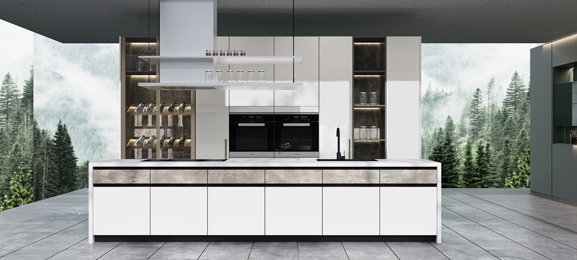 不锈钢全屋订制,不锈钢橱柜,佛山市梵雨橱柜有限公司