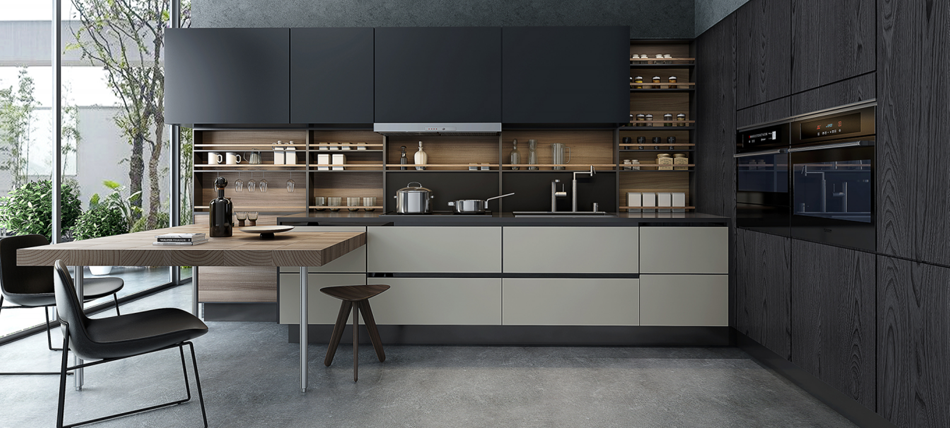 不锈钢全屋订制,不锈钢橱柜,佛山市梵雨橱柜有限公司